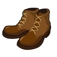 冒険家の靴